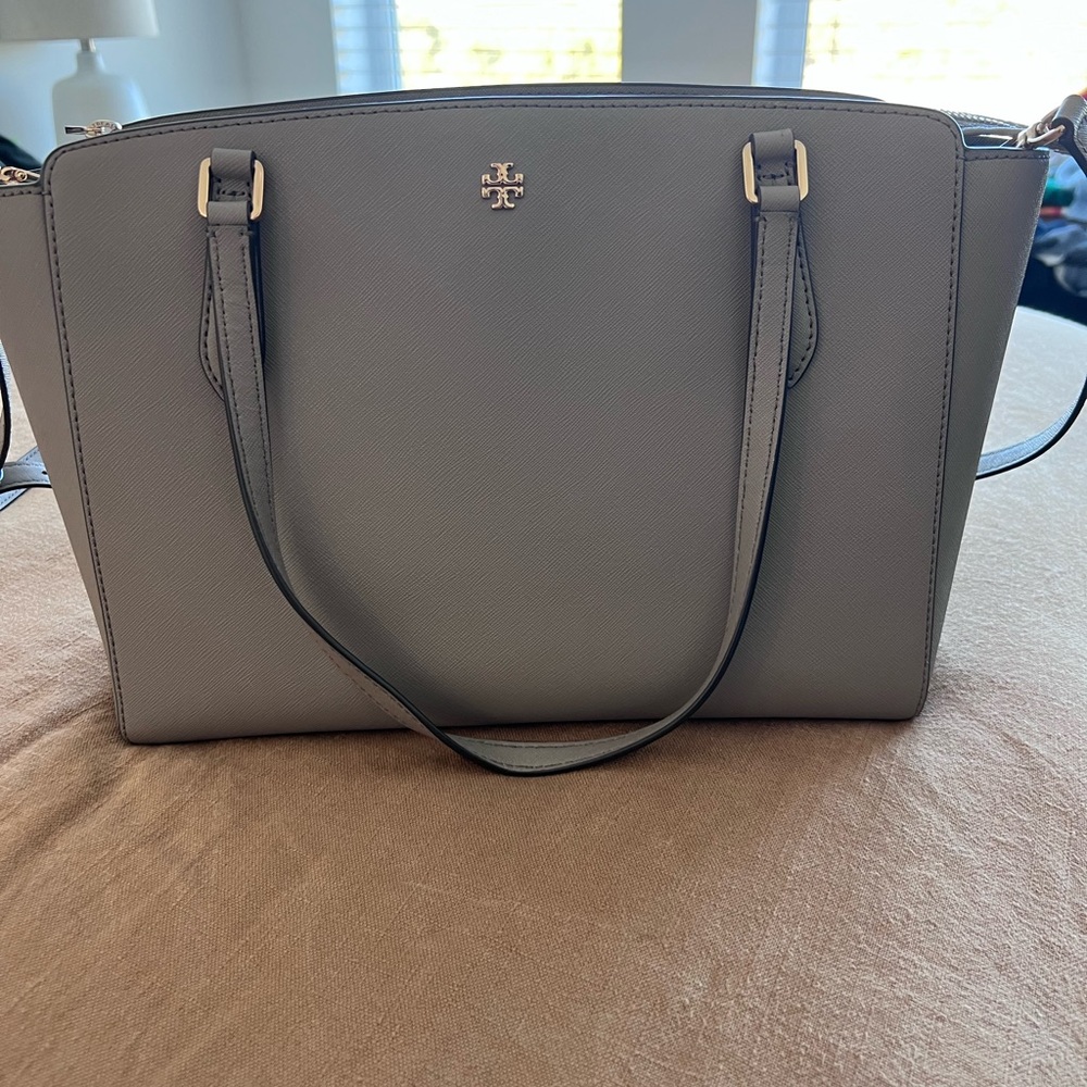 Tory Burch Robinson Leather Satchel